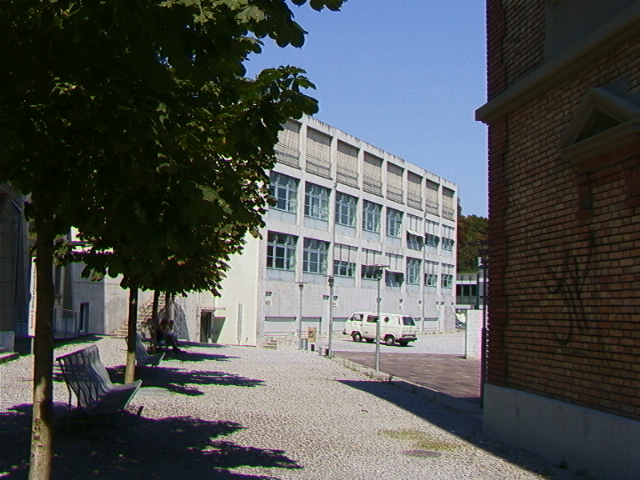 Workshop building from left view